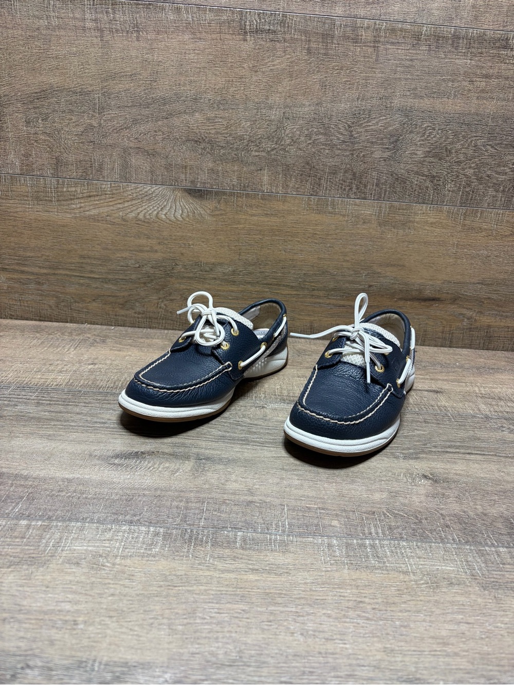 Sperry Navy and White Classic Women's Boat Shoes